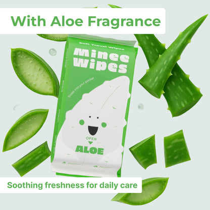 MOONIES Impossibly Compact Travel Wipes - 99.5% Water - Safe for Sensitive Skin, Hypoallergenic & Resealable, Thick & Durable - For Adults, Kids & Baby Care