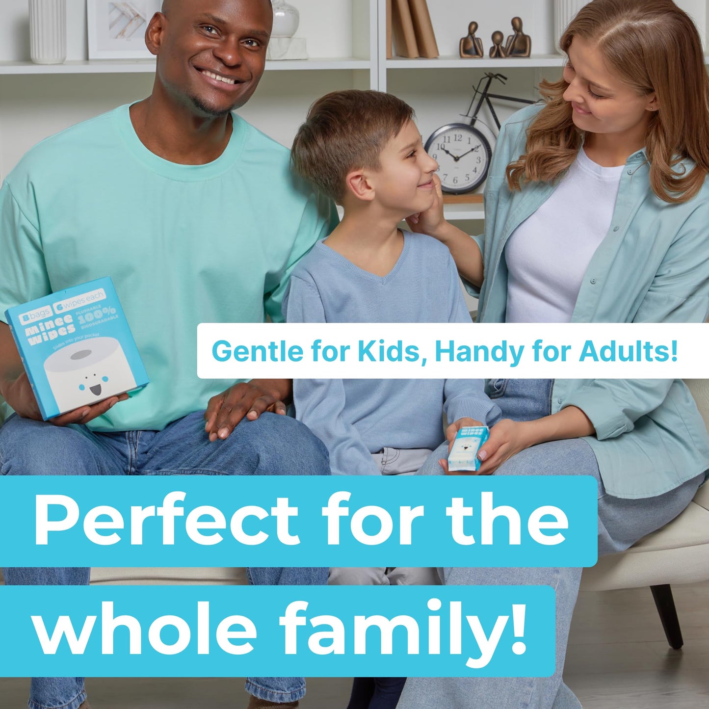 Impossibly Compact Travel Flushable Wipes - 99.5% Water and Aloe - Safe for Sensitive Skin, Hypoallergenic & Unscented - Travel Essentials for Adults, Kids & Baby Care