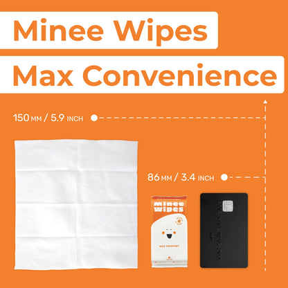 Impossibly Compact Travel Wipes - 99.5% Water - Safe for Sensitive Skin, Hypoallergenic & Unscented - Resealable, Thick & Durable - For Adults, Kids & Baby Care